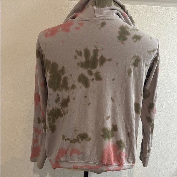 Torrid Gray and Pink Hooded Jacket with Graphic Design - Picture 3 of 5